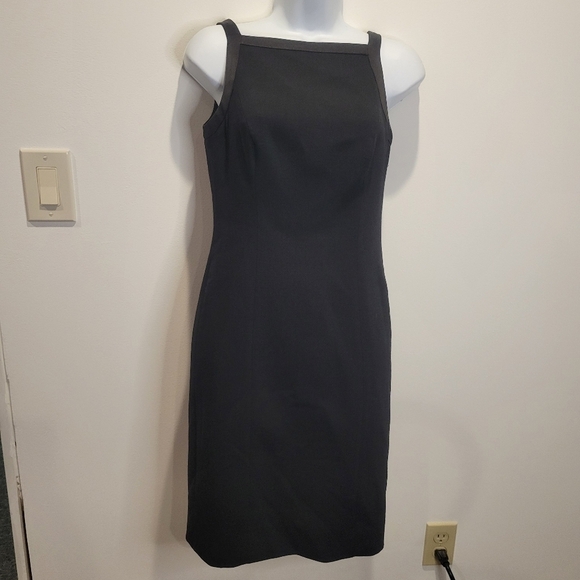 Michael kors size 2 y2k wool blend black dress - Picture 1 of 6
